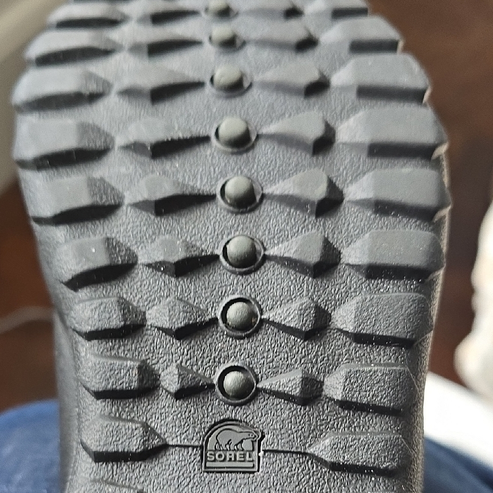 Sorel Black/Grey Joliette Insulated Slip On Shoe Womens Size 8 All Season - Picture 7 of 12